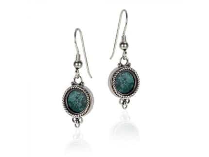 Silver Eilat Stone Earrings